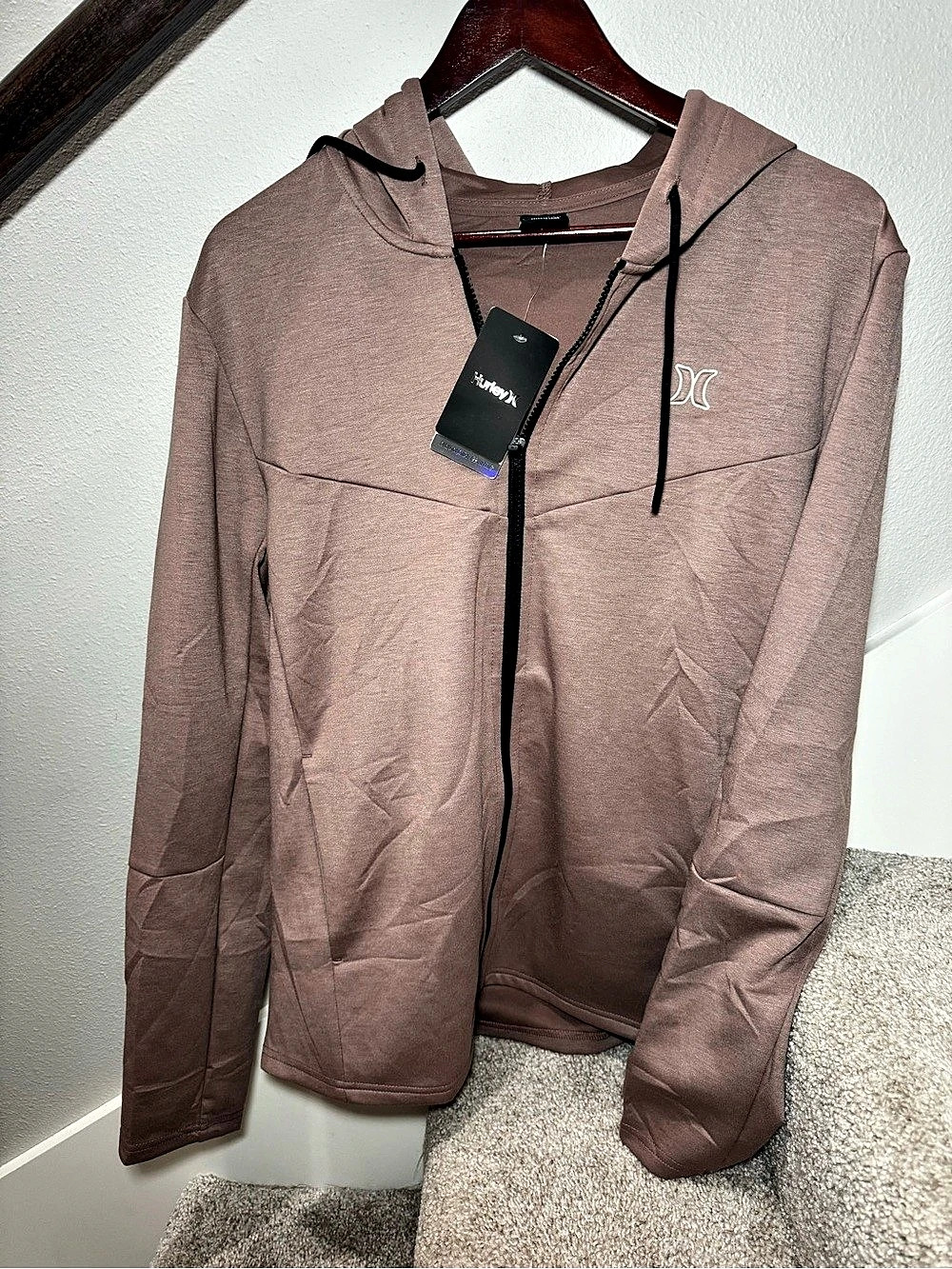 Hurley Phantom Jacket Men's Brown Medium NWT